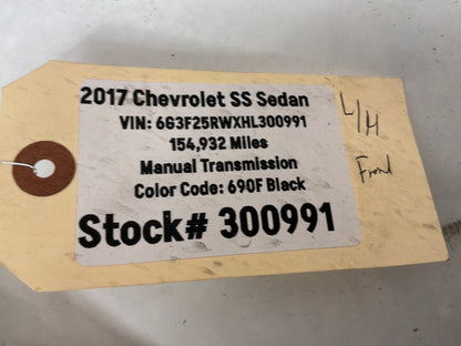 2017 Chevy SS Sedan LH Driver Front Suspension Lower Control Arm OEM