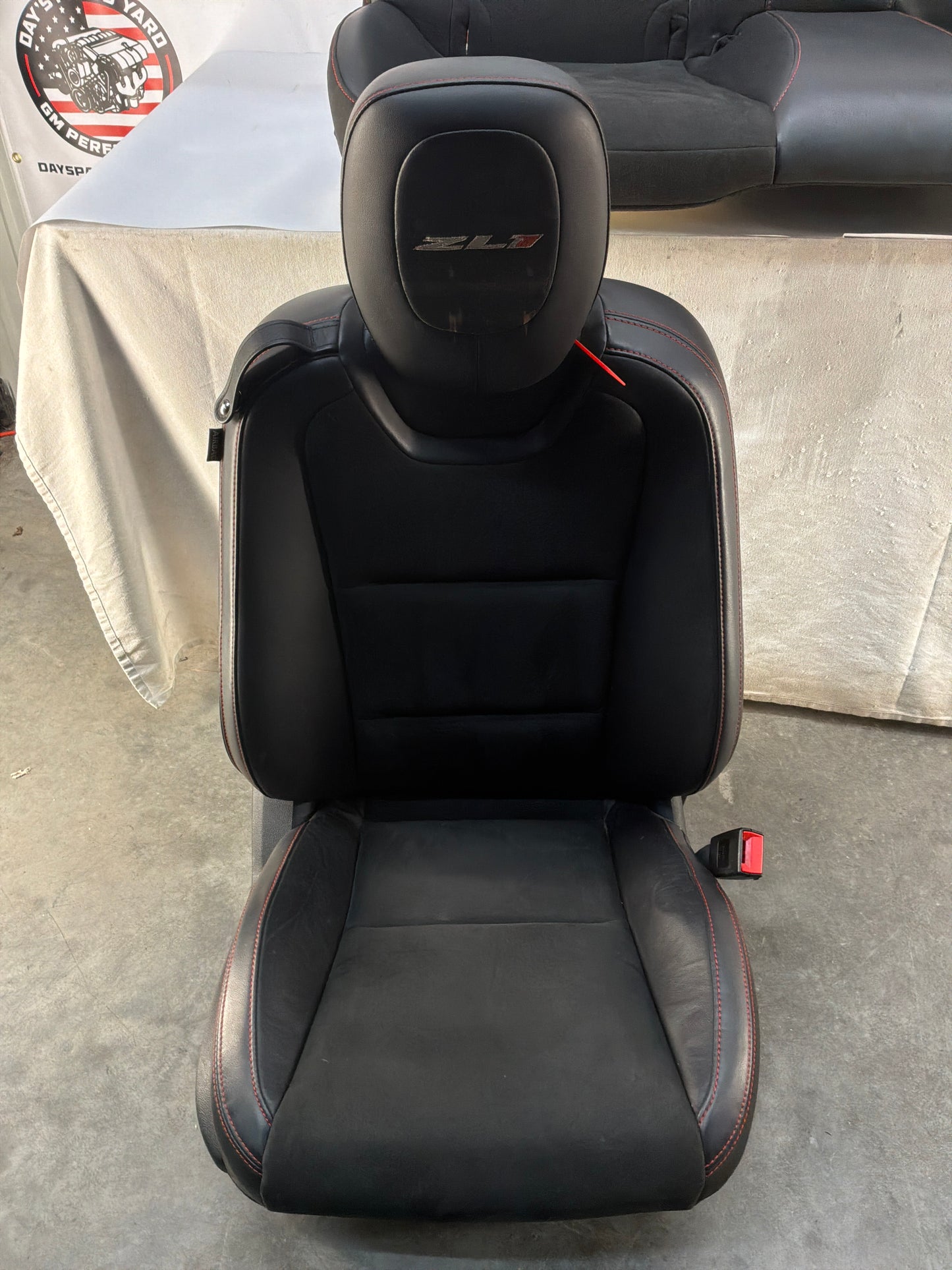 2013 Chevy Camaro ZL1 Seats Fronts & Rears Recaro Leather and Suede OEM