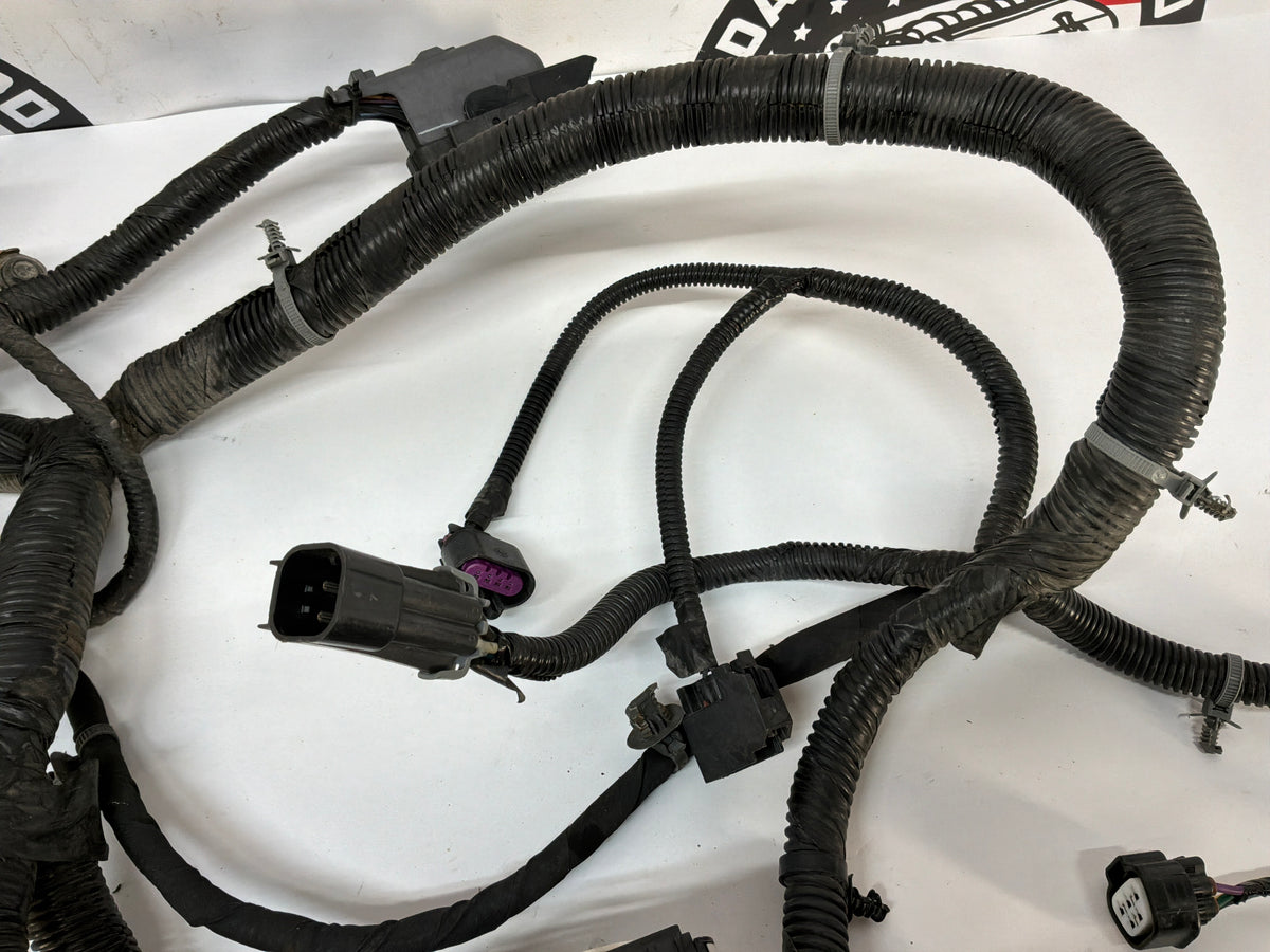 2013 Chevy Camaro ZL1 Engine Bay Head Lamp Light Firewall Wire Wiring Harness OEM