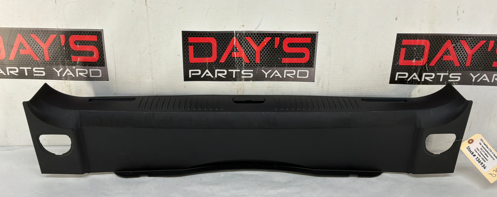 2012 Cadillac CTS-V Sedan Rear Storage Trunk Plastic Cover Panel Trim OEM - Day's Parts Yard