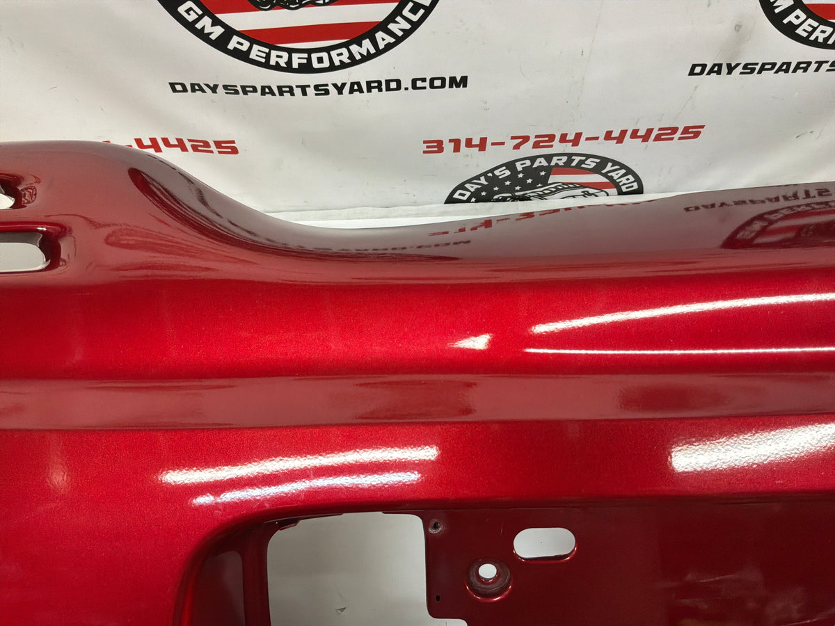 2002 Chevy C5 Corvette Rear Bumper Cover Red OEM
