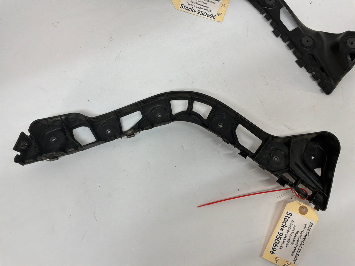 2014 Chevy SS Sedan RH & LH Rear Bumper Brackets Guides Supports OEM