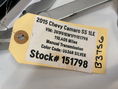 2015 Chevy Camaro SS 1LE Trunk hinges