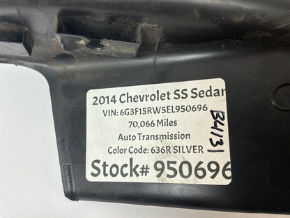 2014 Chevy SS Sedan LH Driver Rear Door Sill Scuff Plate Panel Trim OEM