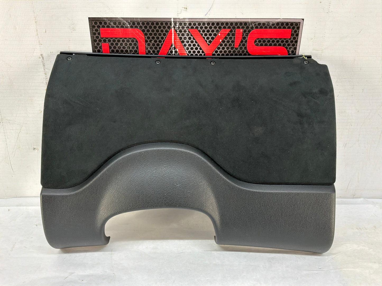 2004 Pontiac GTO Black Suede Knee Bolster Fuse Cover OEM