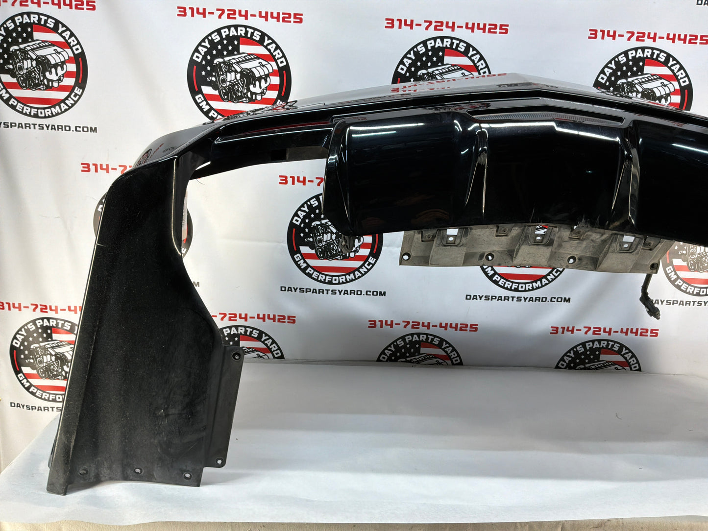 2016 Cadillac CTS-V Complete Rear Bumper Black OEM