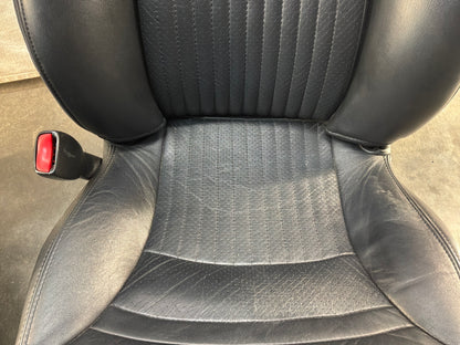 2002 Chevy C5 Corvette Convertible Seats RH & LH Front Black Leather Seats OEM