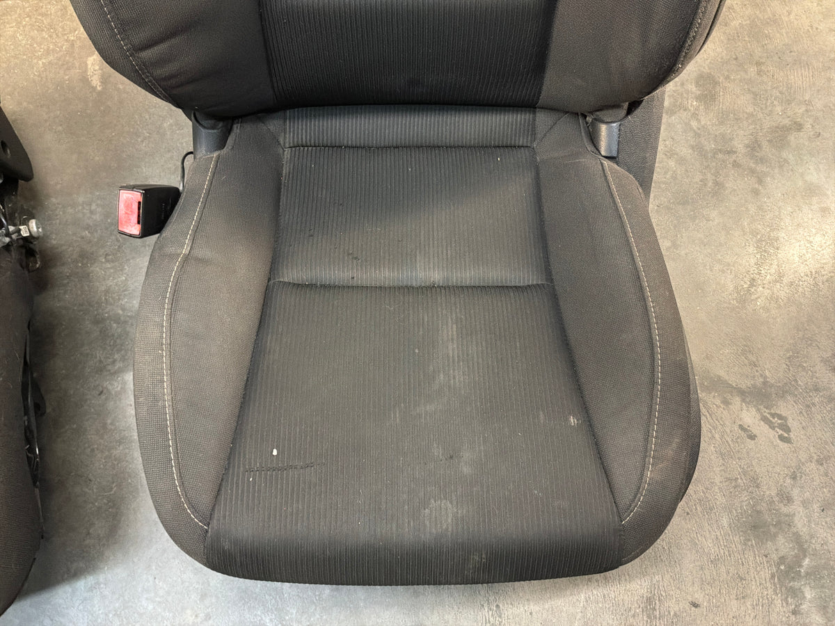 2015 Chevy Camaro SS 1LE Seats Fronts and Rear Black Cloth OEM