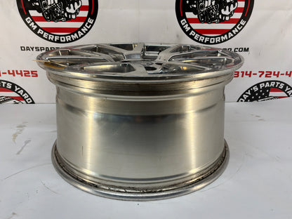 2009 Cadillac CTS-V Sedan Rear Factory OEM Polished Wheel Rim 19x9.5