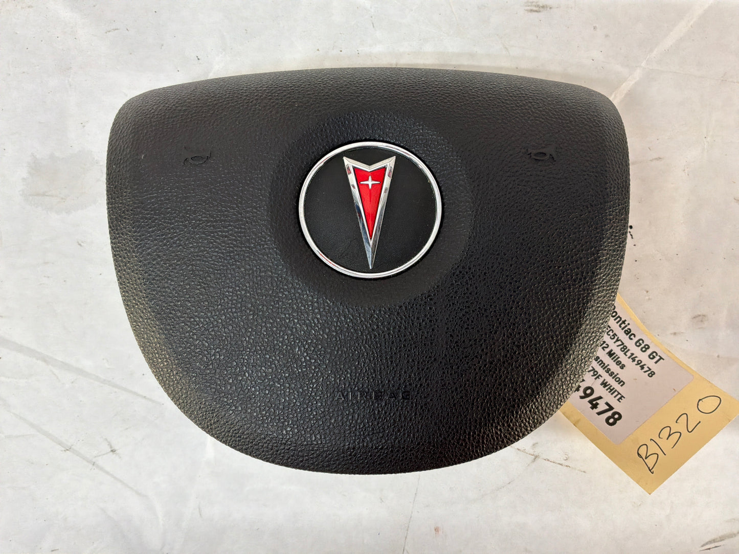 2008 Pontiac G8 Steering Wheel Airbag Air Bag OEM