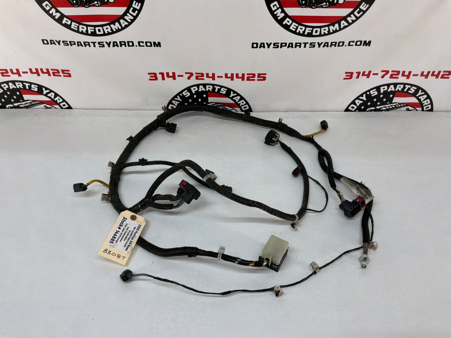 2008 Pontiac G8 Base Radiator Core Support Head Light Lamp Wiring Wire Harness OEM