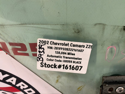 2002 Chevy Camaro Z28 LH Driver Door Window Glass OEM