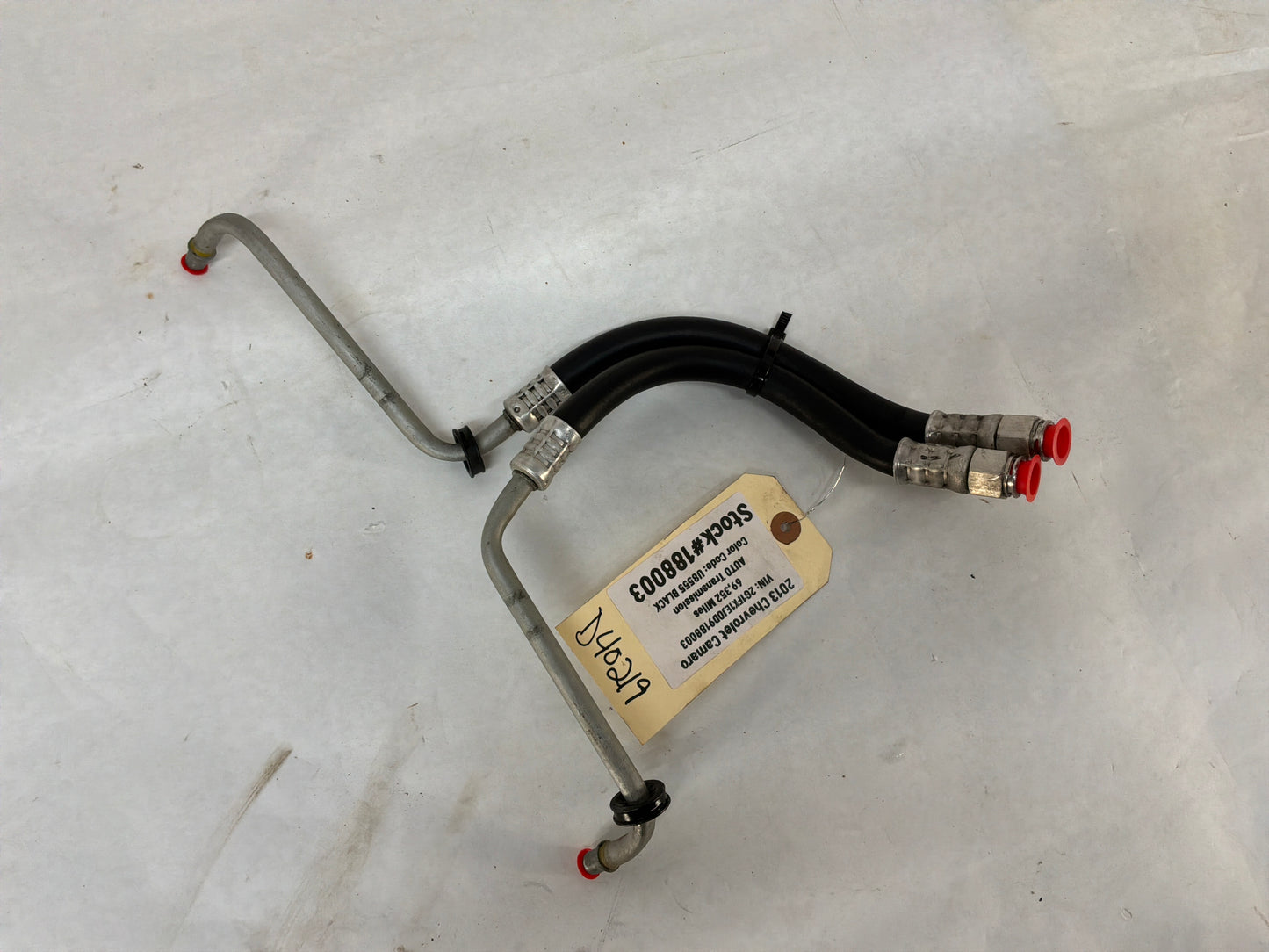 2013 Chevy Camaro SS Automatic Transmission Oil Cooler Lines Hoses Tubes Pipes OEM