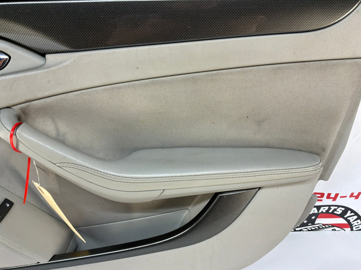 2009 Cadillac CTS-V RH Passenger Front Interior Door Panel OEM Titanium