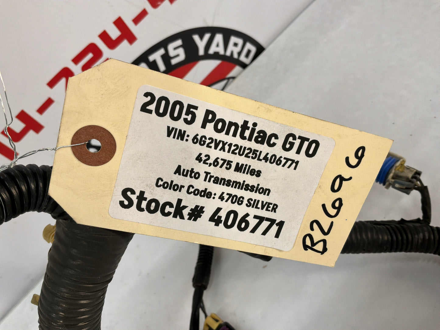 2005 Pontiac GTO Engine Motor Automatic Transmission Wire Wiring Harness OEM