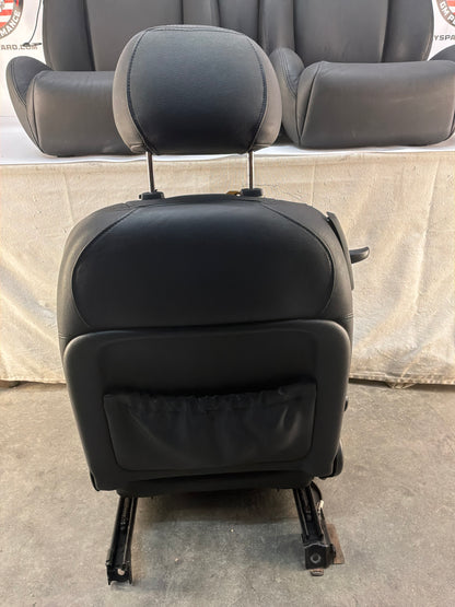 2006 Pontiac GTO Black Leather Front and Rear Seats Set OEM