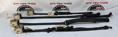 2002 Chevy Camaro Z28 Front & Rear Seatbelt Seat Belts Retractors w/ Buckles Holders Ebony OEM w/ Buckles Holders Ebony OEM
