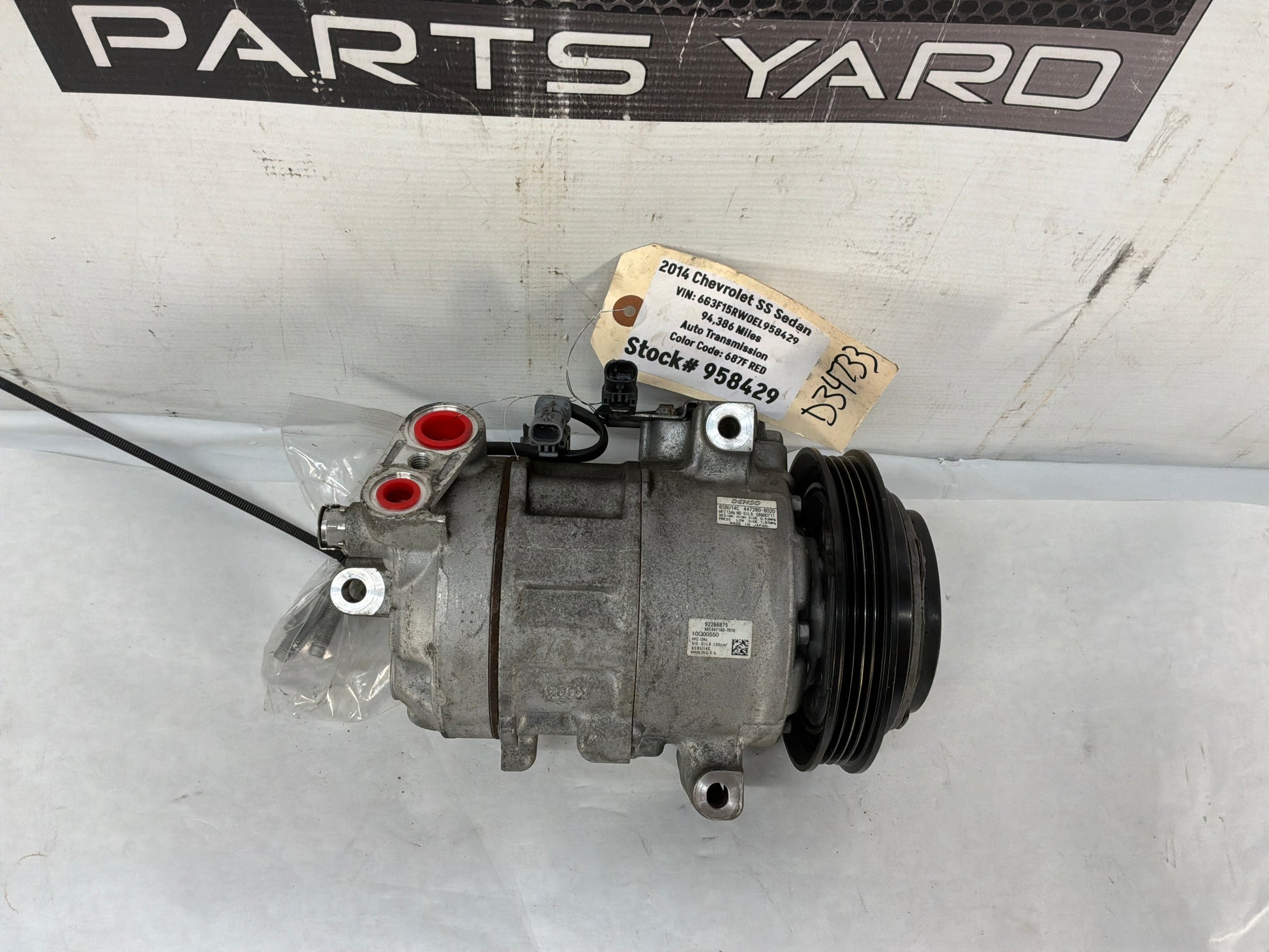 Ac cond - Day's Parts Yard
