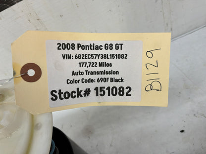 2008 Pontiac G8 GT Fuel Pump Assembly OEM