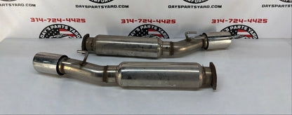 2005-2006 Pontiac GTO Kooks Axle Back Exhaust Mufflers With Tips