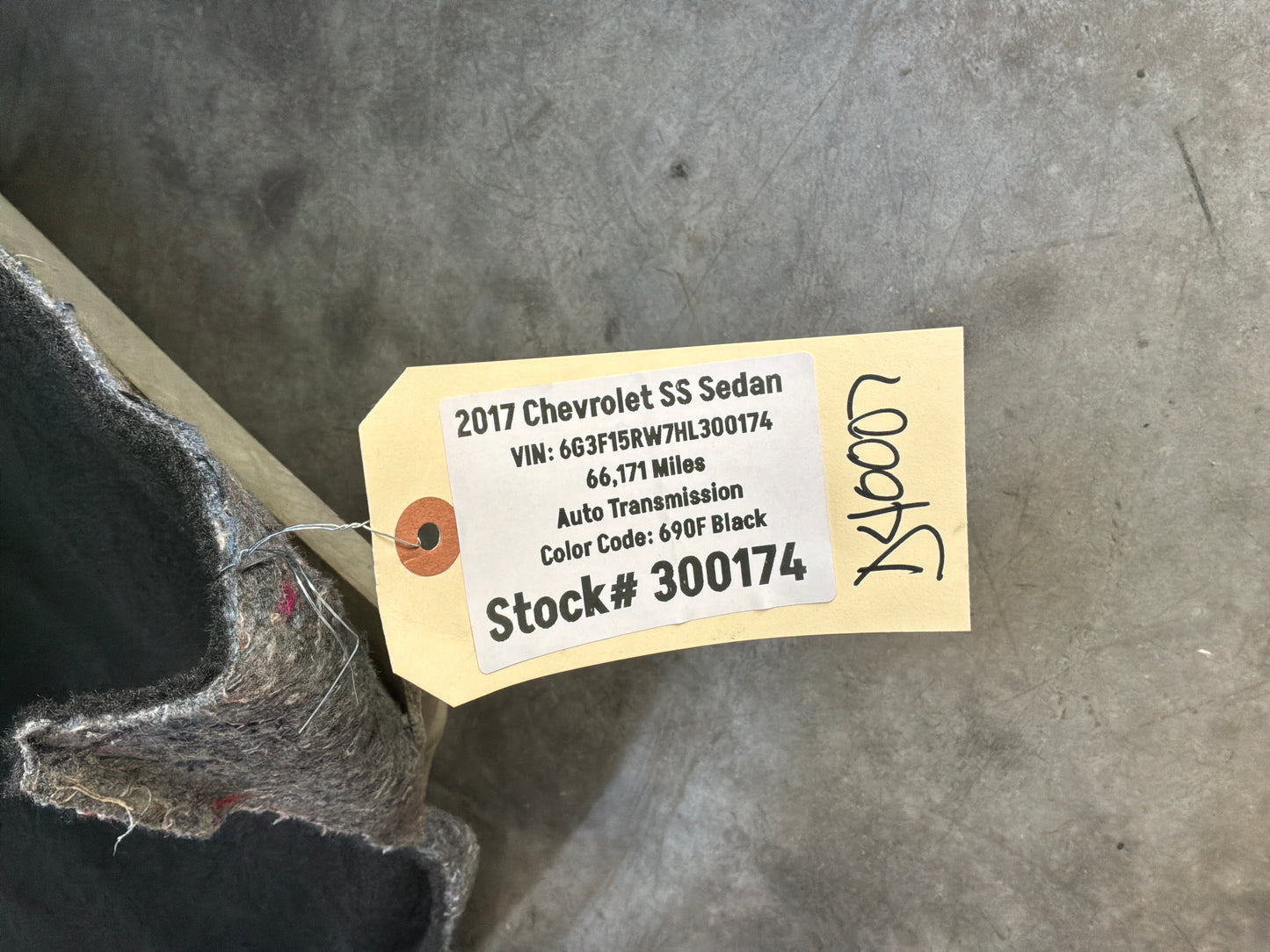 2017 Chevy SS Sedan Complete Floor Carpet OEM