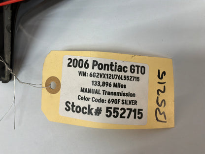 2006 Pontiac GTO RH Passenger Exterior Mirror Black OEM