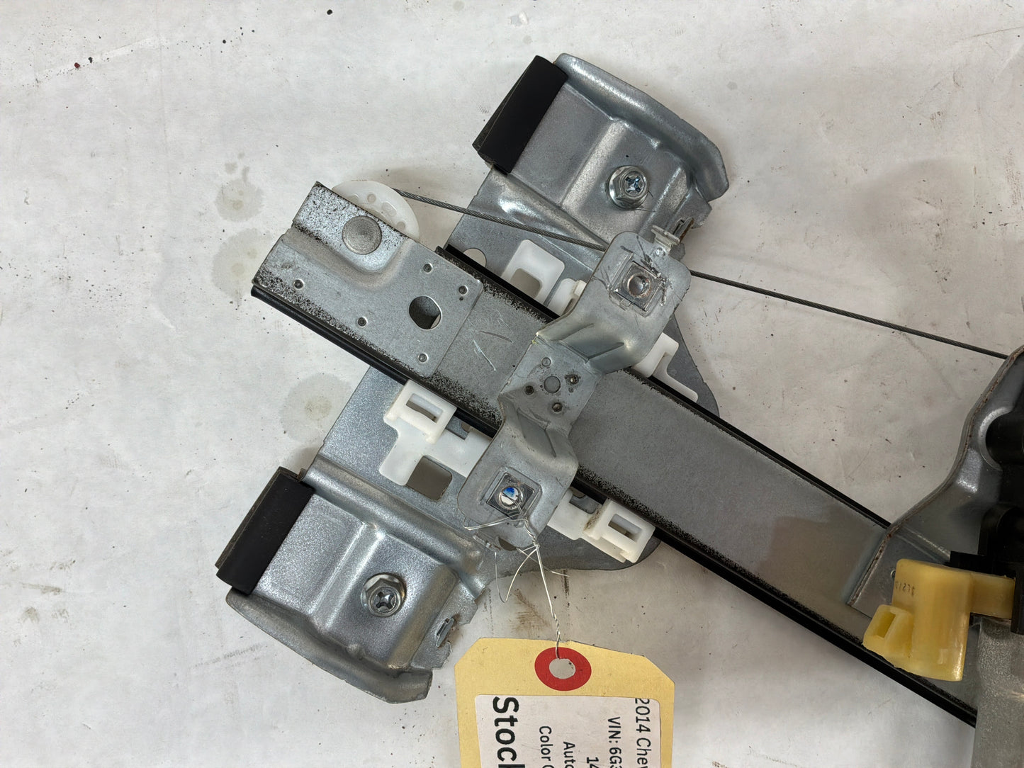 2014 Chevy Caprice PPV LH Driver Rear Window Regulator w/ Motor OEM