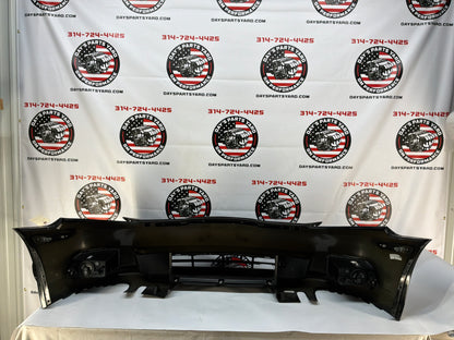 2007 Chevy C6 Corvette Convertible Complete Front Bumper Cover Panel Black OEM