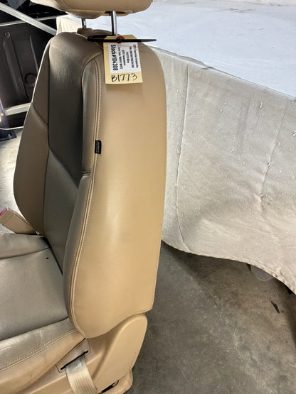 2012 Chevy Avalanche LH Driver Front Seat Leather Cashmere OEM
