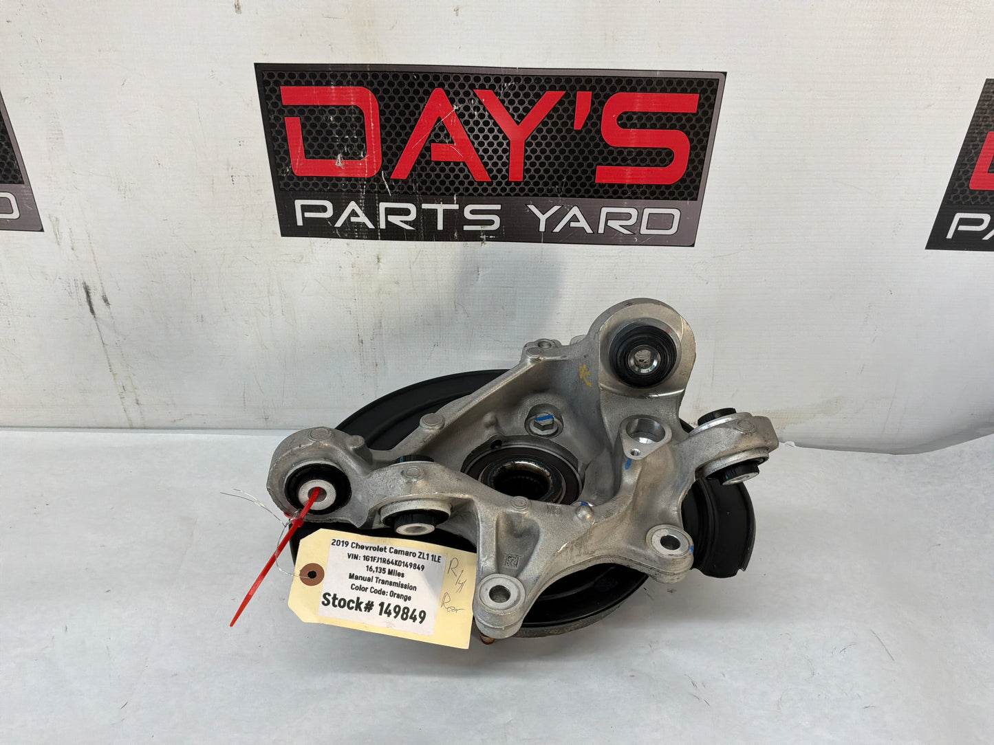 Rh rear spindle - Day's Parts Yard