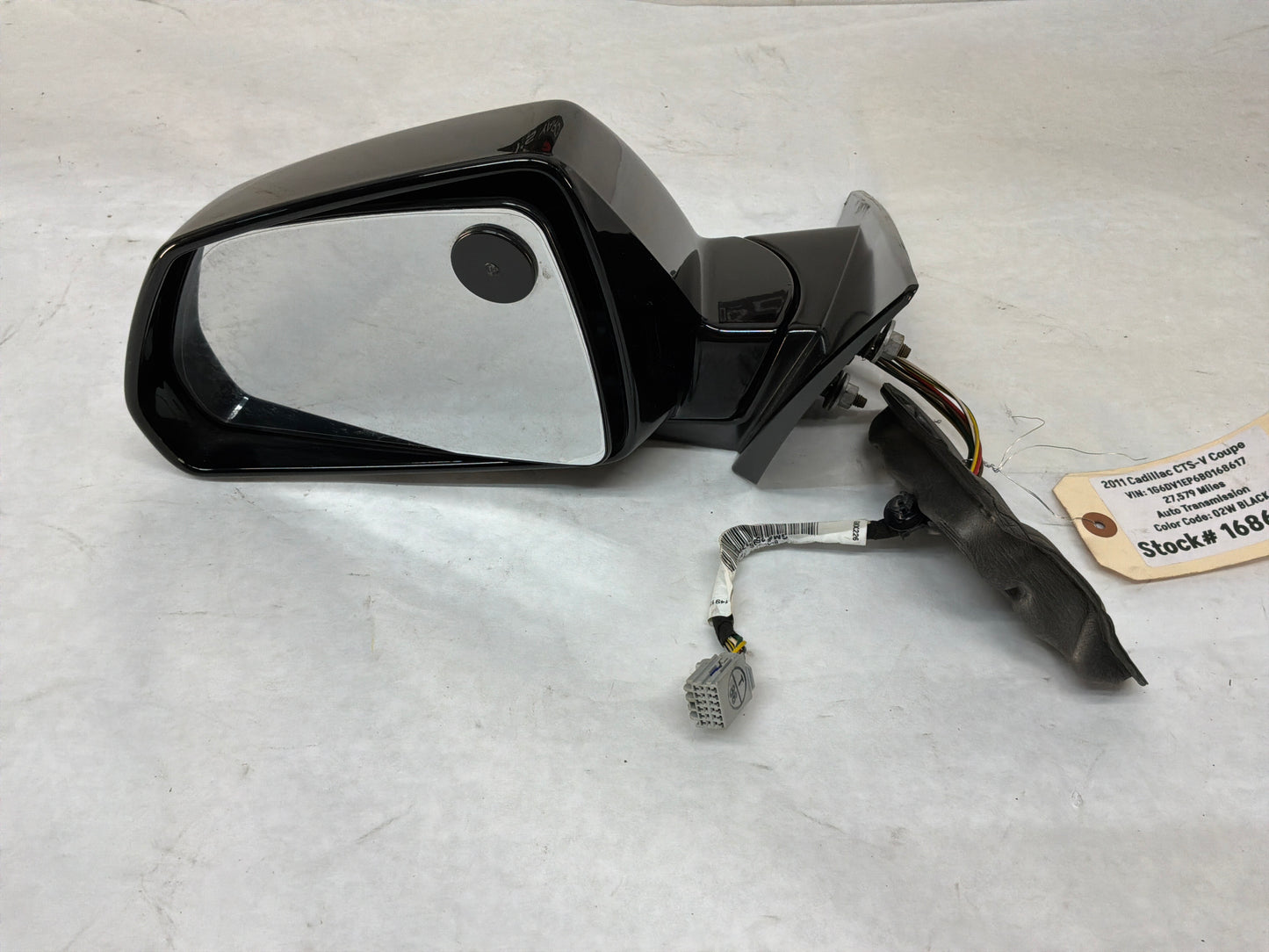2011 Cadillac CTS-V Coupe LH Driver Exterior Out Side Door Mirror OEM