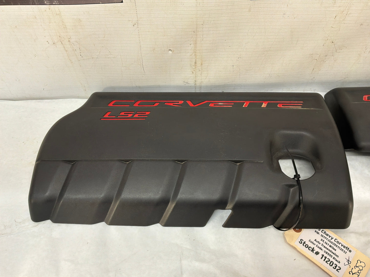 2005 Chevy C6 Corvette RH & LH Engine Appearance Intake Manifold Covers OEM - Day's Parts Yard