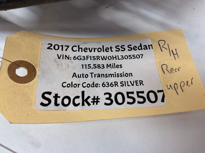 2017 Chevy SS Sedan RH Passenger Rear Strut Plate Top Hat OEM