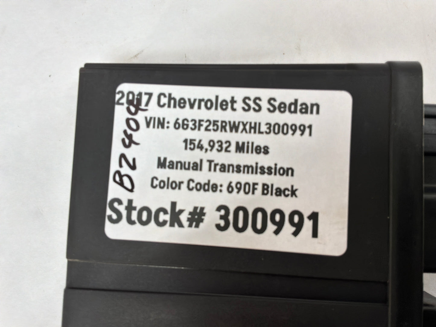 2017 Chevy SS Sedan Keyless Entry Control Module OEM