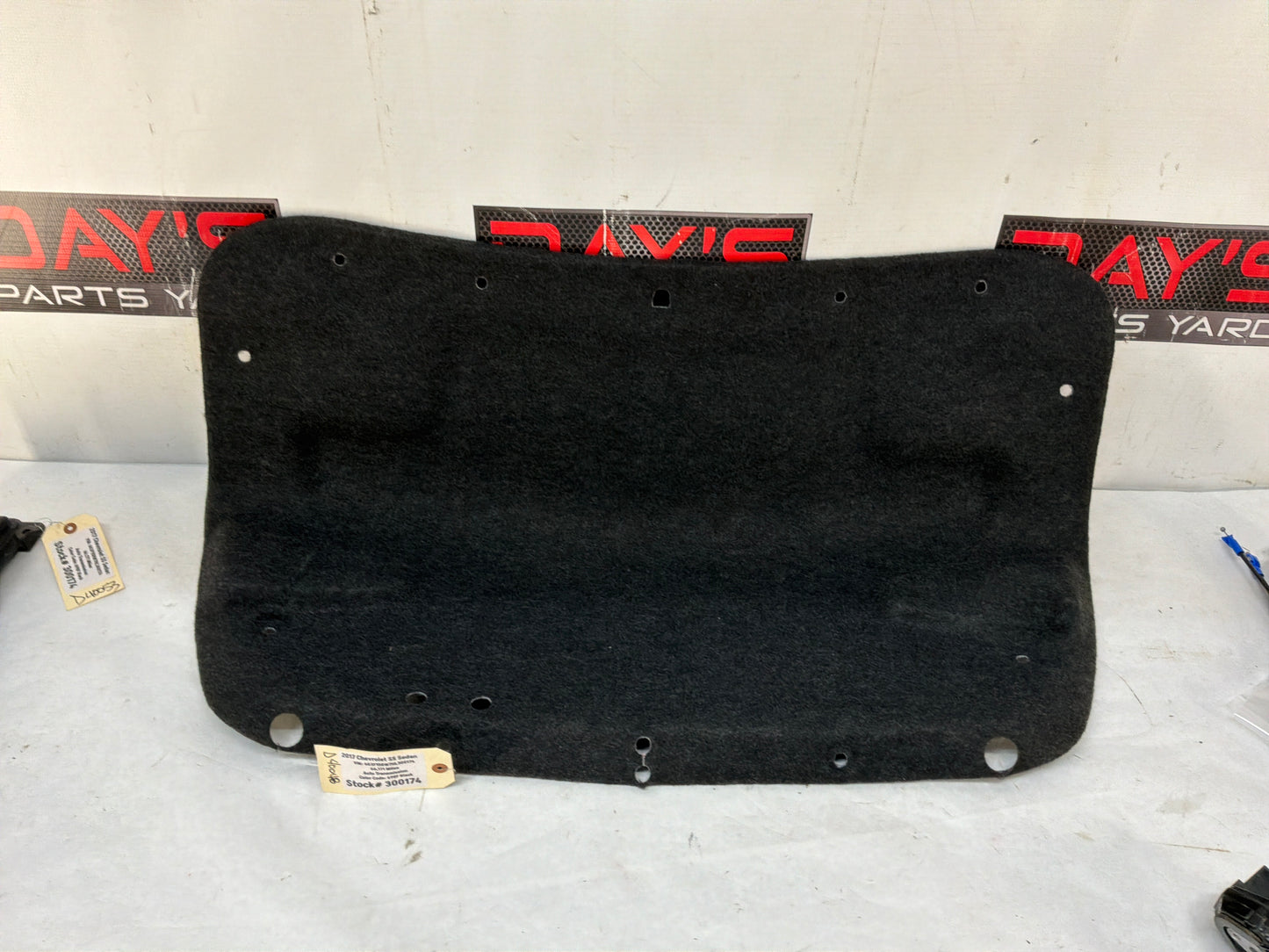 2017 Chevy SS Sedan Trunk Deck Lid Liner Carpet Felt Panel OEM
