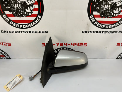 2014 Chevy SS Sedan LH Driver Exterior Mirror w/ Lane Change Assist Black OEM