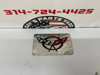 2002 Chevy C5 Corvette Convertible Stainless Steel Exhaust Enhancer Plate Aftermarket