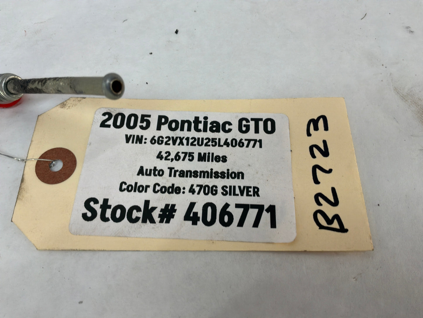 2005 Pontiac GTO  RH & LH Rear Suspension Control Arm Hard Brake Lines Tubes Hoses OEM