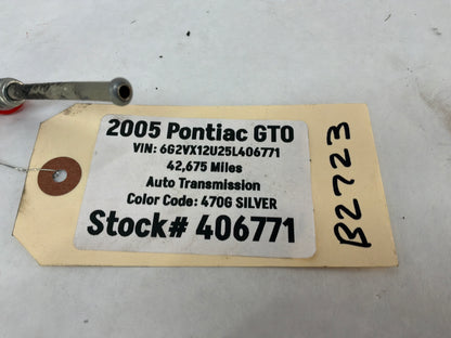 2005 Pontiac GTO  RH & LH Rear Suspension Control Arm Hard Brake Lines Tubes Hoses OEM