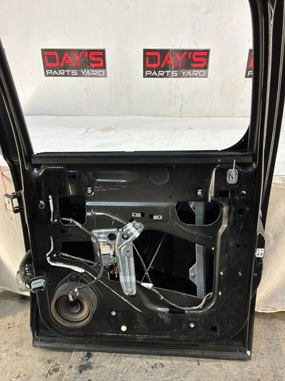 2013 GMC Sierra C1500 SLE RH Passenger Rear Exterior Door Black OEM - Day's Parts Yard