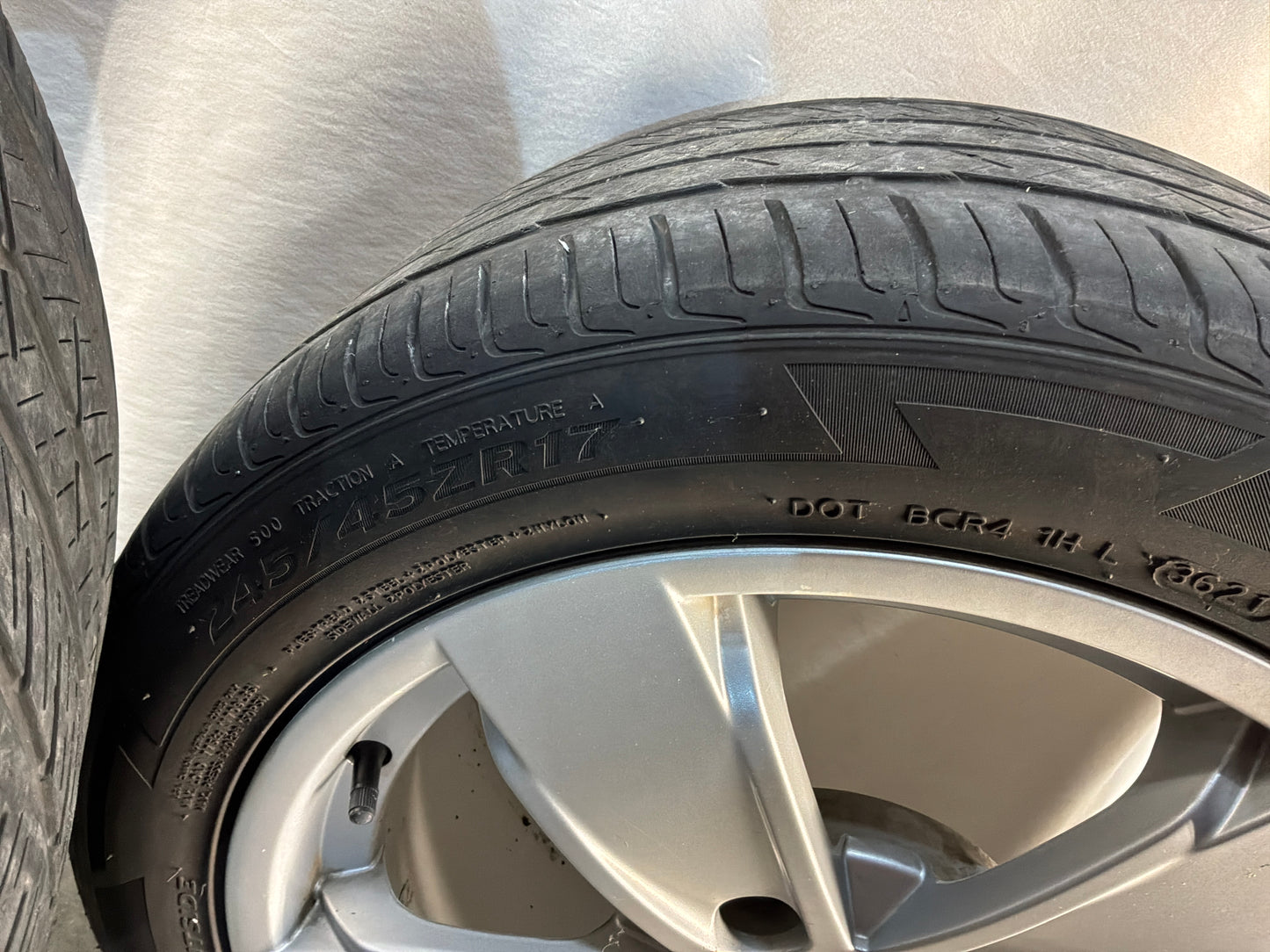2004 Pontiac GTO Factory OEM 17X8 Wheels and Tires