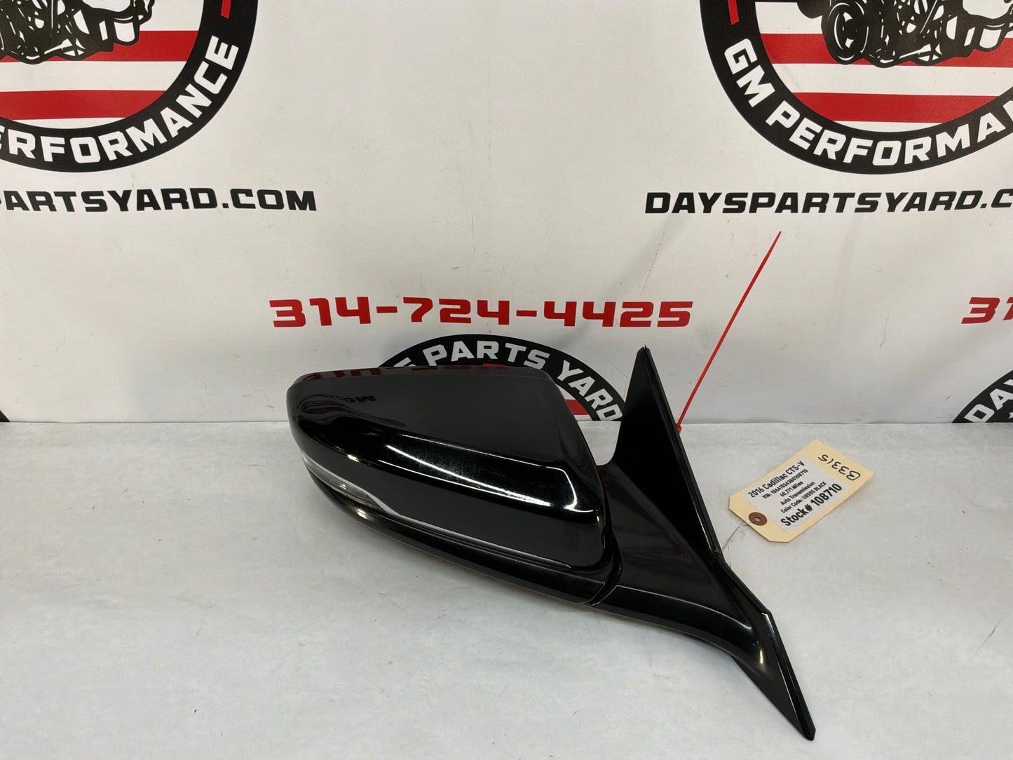 2016 Cadillac CTS-V RH Passenger Exterior Outside Mirror OEM