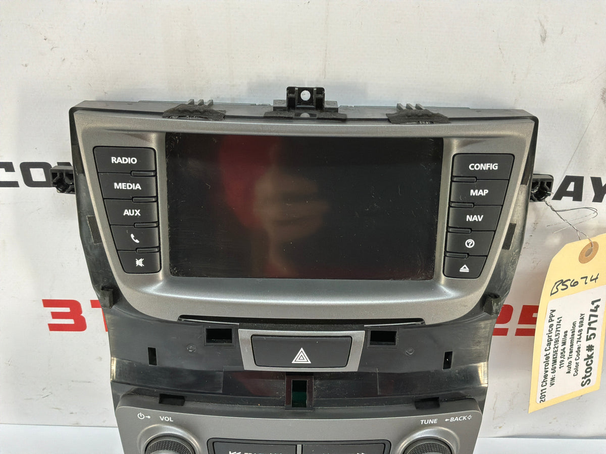 2011 Chevy Caprice PPV Radio Stereo HVAC Temperature Control Panel Unit OEM