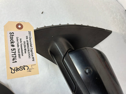2011 Chevy Caprice PPV LH Driver Exterior Outside Mirror Black OEM