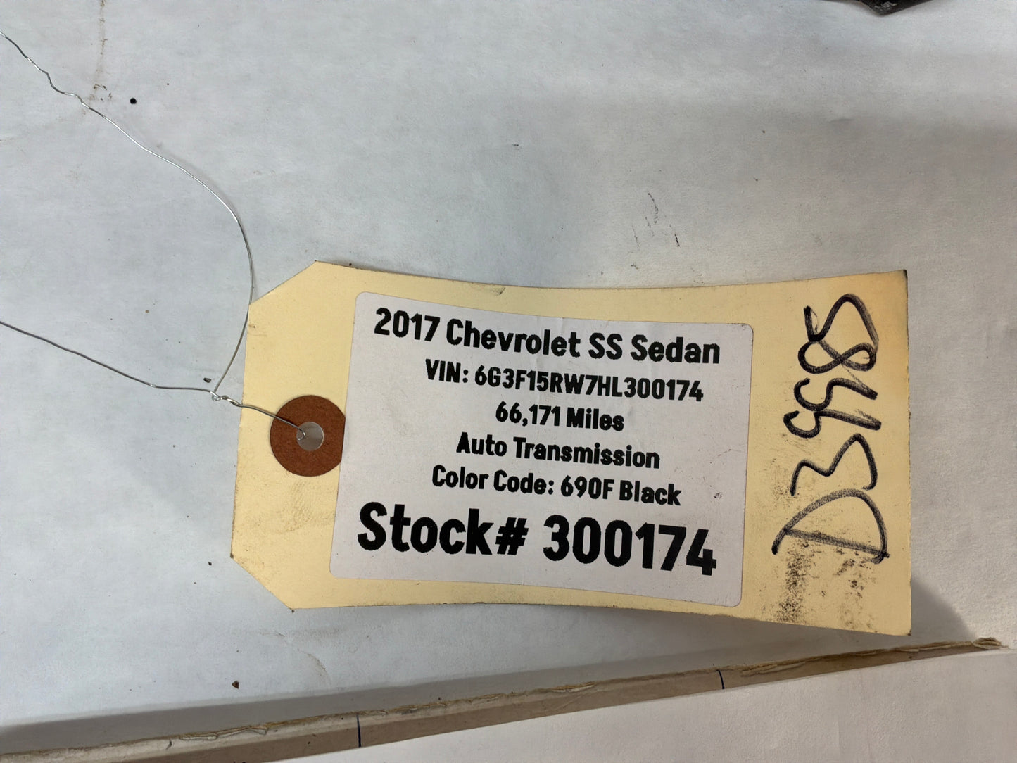 2017 Chevy SS Sedan RH & LH Rear Head Lamp Ride Height Suspension Sensor Set OEM