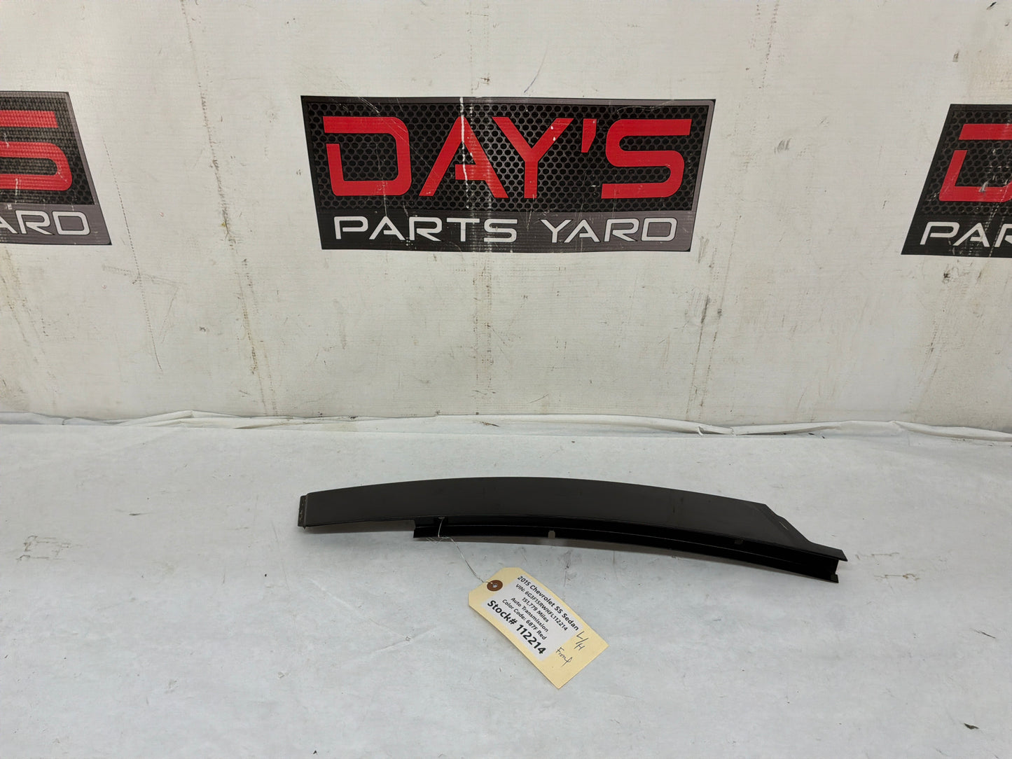 2015 Chevy SS Sedan LH Driver Door Front Pillar Post Trim Black OEM