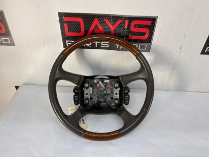 2002 Cadillac Escalade EXT Woodgrain Factory Steering Wheel OEM