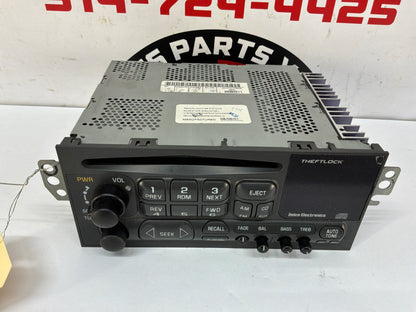 2002 Chevy Corvette Convertible Radio Stereo AM FM Receiver Head Unit OEM