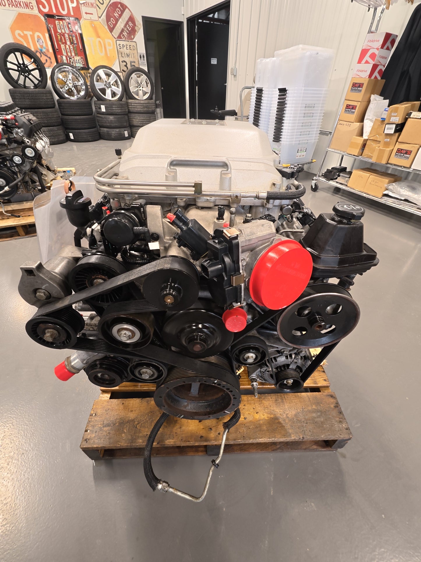 LSA 6.2L Factory Supercharged Engine Motor 6L90 Auto Trans Drivetrain Pullout 556HP