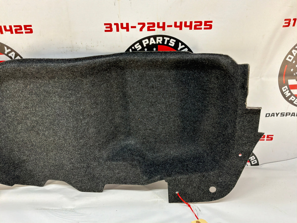 2009 Cadillac CTS-V RH Passenger Interior Quarter Trunk Carpet Felt Liner Trim OEM